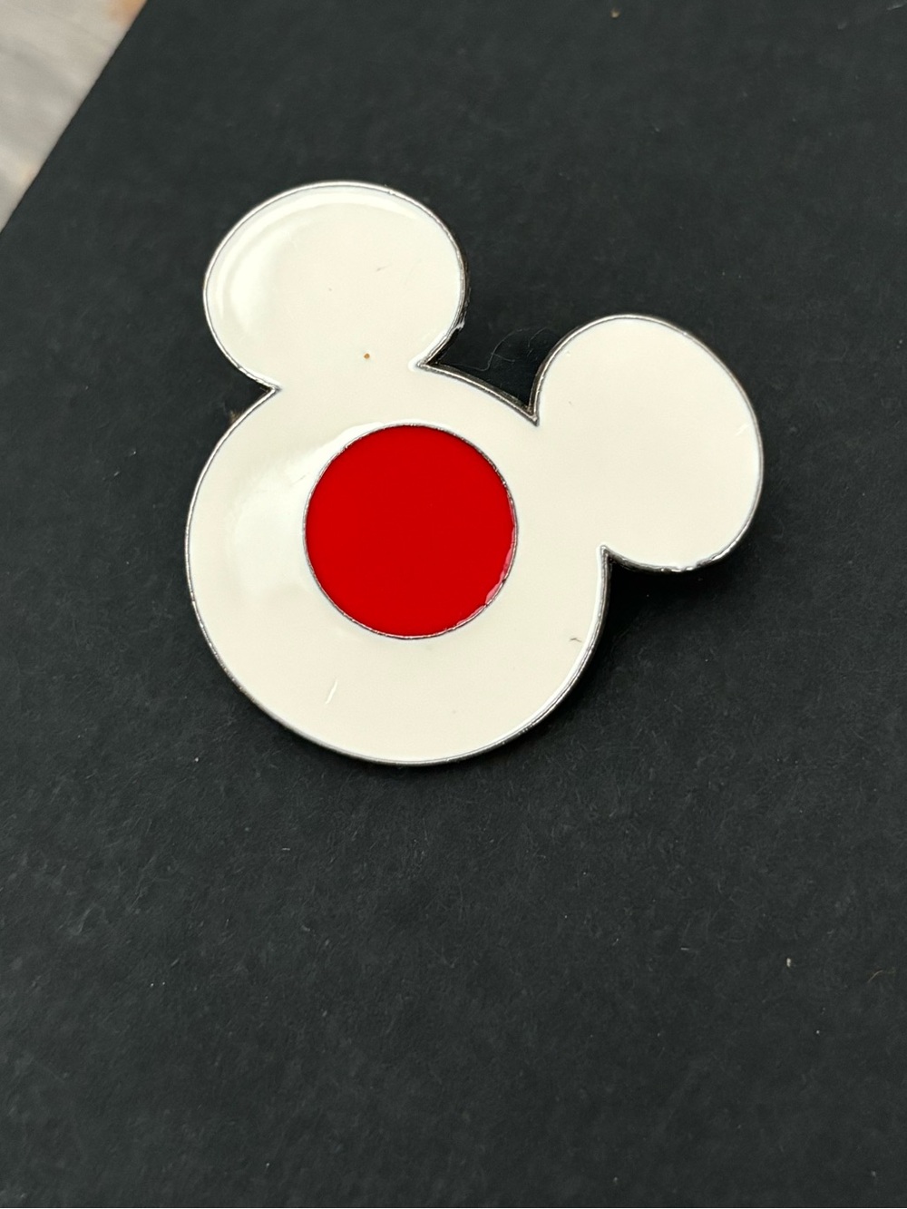 Mickey shaped Japan Flag Disney Pin